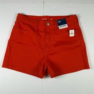 Old Navy Women's Bright Orange Jean Shorts